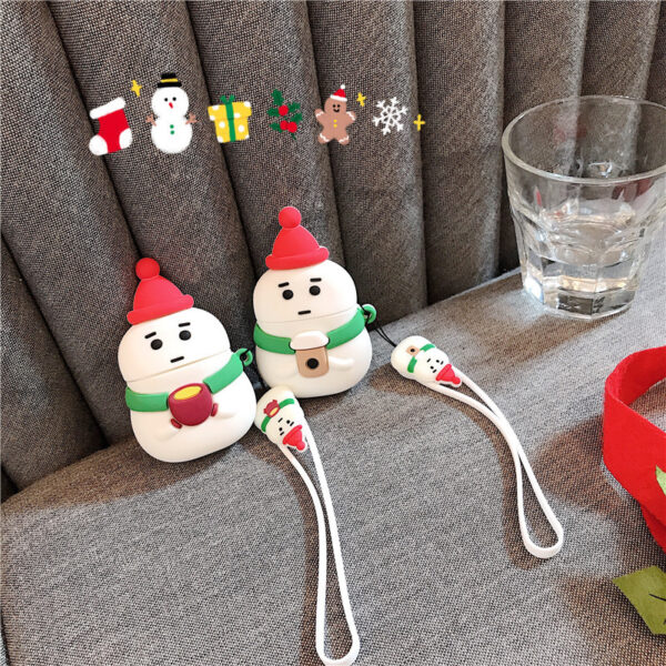 Compatible with Apple, Christmas Cute AirPods case - Image 2