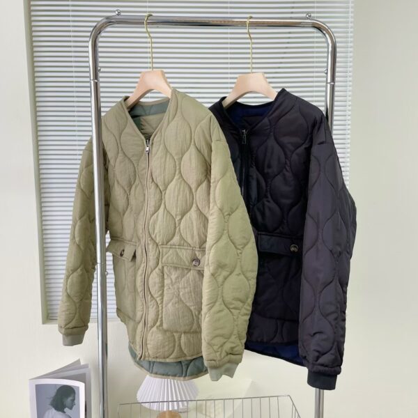 Women's Retro Double-sided Cotton-padded Jacket Thin - Image 7