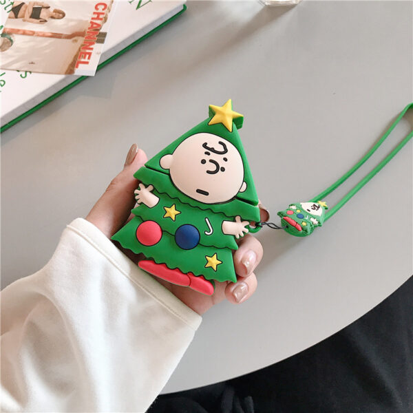 Compatible with Apple, Christmas Cute AirPods case - Image 4